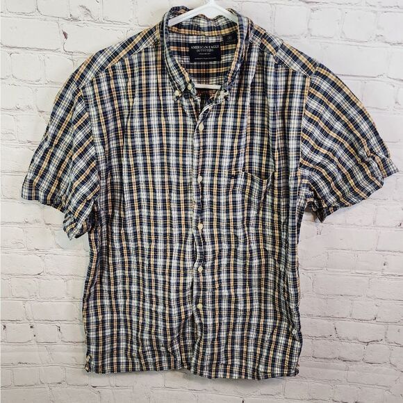 Men's American Eagle button-down shirt, size Medium - Picture 1 of 3